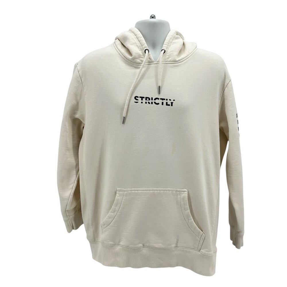 Jiberish Mens XXL Hoodie Jiberish X Strictly Ivory Pullover Graphic Sweatshirt